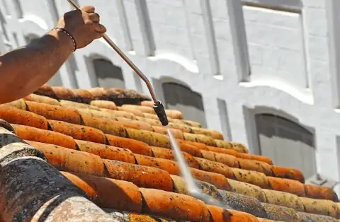 Nettoyage de toitures - Lécousse